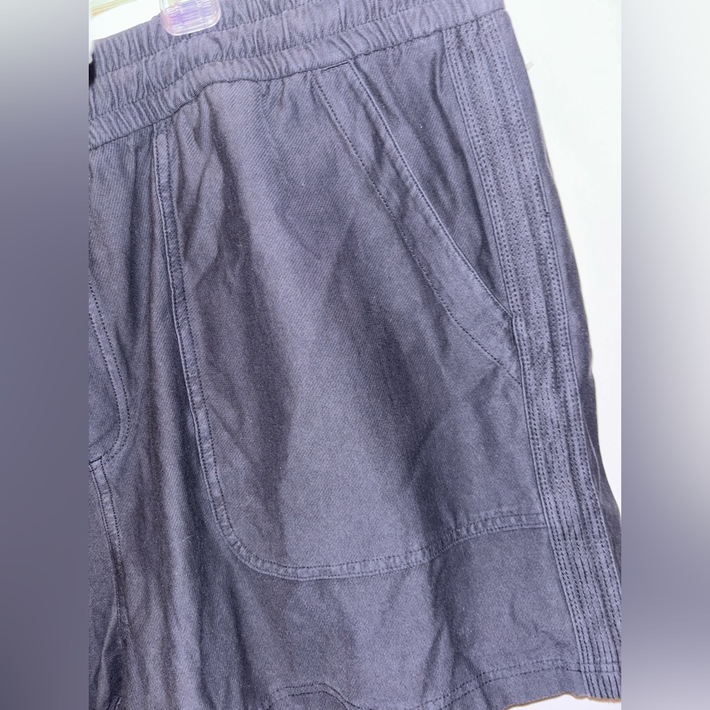 NWOT Athleta Farallon Short, Black, Size 24 Cotton Athleisure Breathable Active - Picture 5 of 9